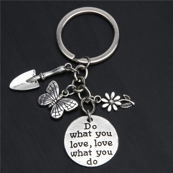 10pcflower butterfly charms keychains shovel gardener key chain gift for florist nature jewelry handmade diy e2043, Silver
10pcflower butterfly charms keychains shovel gardener key chain gift for florist nature jewelry handmade diy e2043, Silver