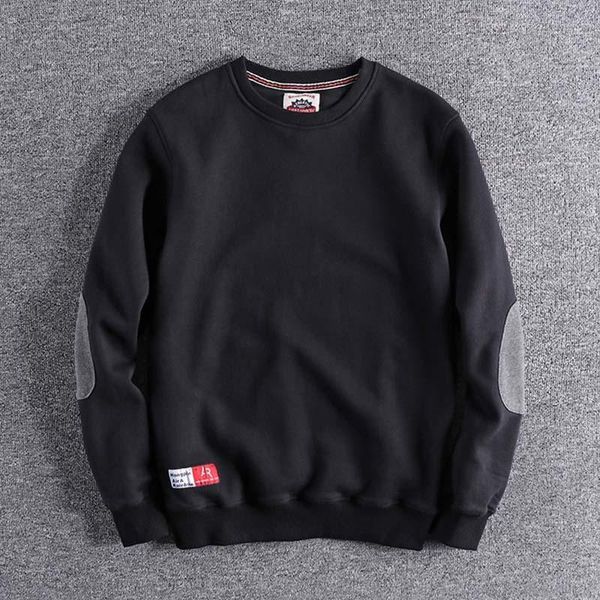 men's hoodies & sweatshirts 2021 winter cashmere warm sleeves stitching young original single-necked foreign trade plus size causal sh, Black
men's hoodies & sweatshirts 2021 winter cashmere warm sleeves stitching young original single-necked foreign trade plus size causal sh, Black