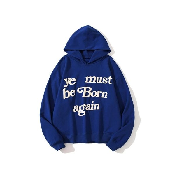 ye must be born again hoodie men women foaming printing embroidery sweatshirts hooded, Black
ye must be born again hoodie men women foaming printing embroidery sweatshirts hooded, Black