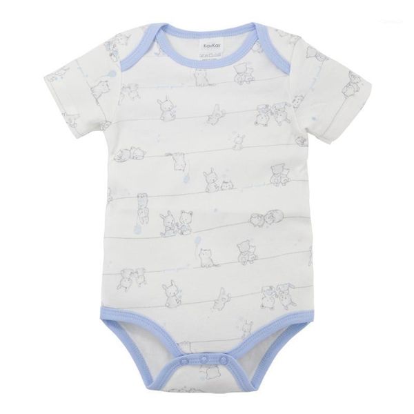 born baby rompers jumpsuit toddler boy clothes cartoon printed playsuit short sleeve 2021 onesie pijama enfant bodysuit, Blue 
born baby rompers jumpsuit toddler boy clothes cartoon printed playsuit short sleeve 2021 onesie pijama enfant bodysuit, Blue