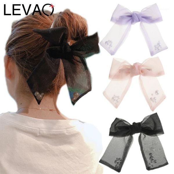 levao lace pearl hairpin solid color net yarn bow hair clips girls headwear bowknot hairpins for women accessories1
levao lace pearl hairpin solid color net yarn bow hair clips girls headwear bowknot hairpins for women accessories1