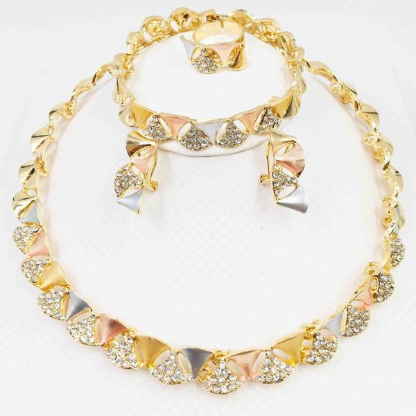 earrings & necklace design fashion dubai gold jewelry set for women nigerian wedding african beads sets, Silver
earrings & necklace design fashion dubai gold jewelry set for women nigerian wedding african beads sets, Silver