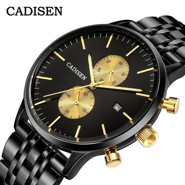 wristwatches cadisen men watches waterproof 50m stainless steel japanese miyota os11 movement quartz watch relogio masculin, Slivery;brown
wristwatches cadisen men watches waterproof 50m stainless steel japanese miyota os11 movement quartz watch relogio masculin, Slivery;brown
