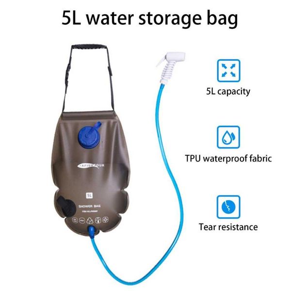 hydration packs 5l water bags outdoor camping shower bag solar heating portable folding hiking climbing bath equipment
hydration packs 5l water bags outdoor camping shower bag solar heating portable folding hiking climbing bath equipment