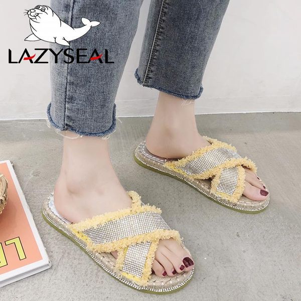 slippers lazyseal 2021 slides women shoes crystal beach flip flops flat heel lazy cane moccasin mules sandals buty damskie, Black
slippers lazyseal 2021 slides women shoes crystal beach flip flops flat heel lazy cane moccasin mules sandals buty damskie, Black