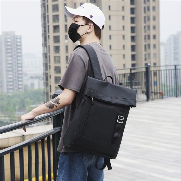 backpack business casual travel bag black pu leather men's fashion shoulder youth
backpack business casual travel bag black pu leather men's fashion shoulder youth
