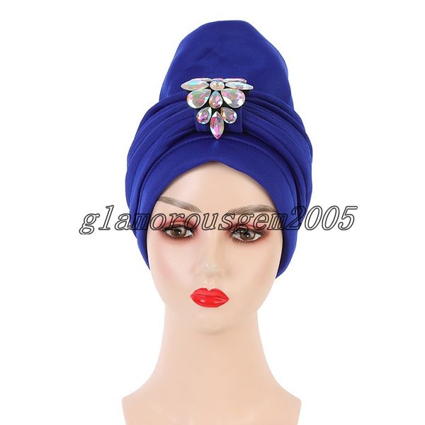 luxury shlny rhinestone party headdress bonnet cap african women's big hats muslim female pleated caps nigerian wedding gele, Blue;gray
luxury shlny rhinestone party headdress bonnet cap african women's big hats muslim female pleated caps nigerian wedding gele, Blue;gray