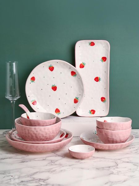 bowls cute girly heart ceramic tableware plate creative personality net red bowl with dishes set home hand painted
bowls cute girly heart ceramic tableware plate creative personality net red bowl with dishes set home hand painted