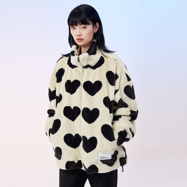 women's vests cattle wool coat for men and women, cotton lovers of fleece, winter loose , trend, warm ofct, Black;white
women's vests cattle wool coat for men and women, cotton lovers of fleece, winter loose , trend, warm ofct, Black;white