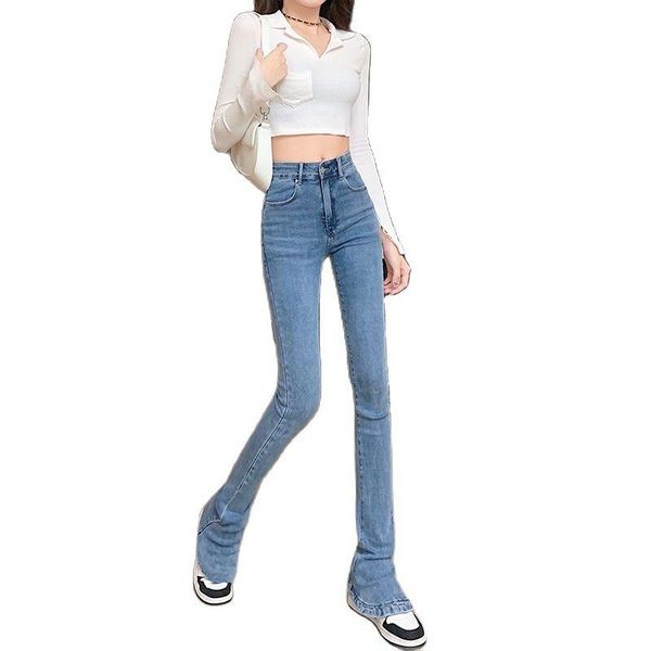 women's jeans all-match skinny stretch retro high waist slimming horseshoe women 2021 autumn korean fashion clothing, Blue
women's jeans all-match skinny stretch retro high waist slimming horseshoe women 2021 autumn korean fashion clothing, Blue
