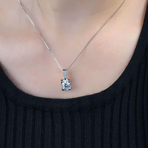 pendant necklaces fashion simple exquisite round zircon necklace charm women's clavicle chain party jewelry valentine's day gift, Silver
pendant necklaces fashion simple exquisite round zircon necklace charm women's clavicle chain party jewelry valentine's day gift, Silver