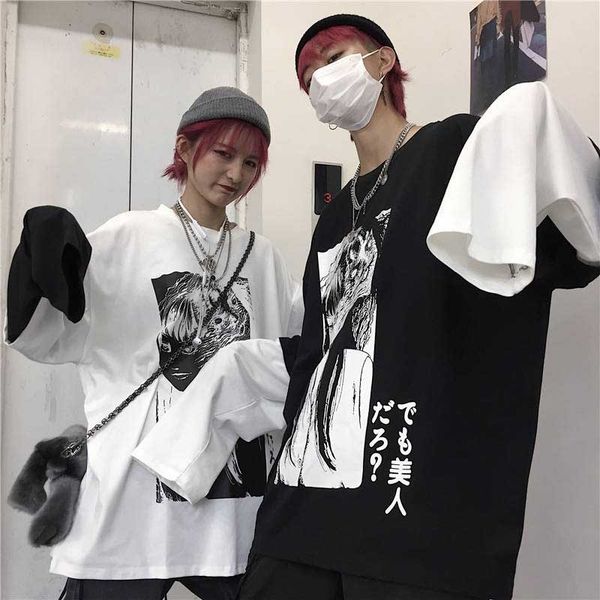 women's t-shirt nicemix, camiseta harajuku, camisa de manga longa para mulheres, 2 peças, impressão japonesa, fujiang e comics, vetemen, White
women's t-shirt nicemix, camiseta harajuku, camisa de manga longa para mulheres, 2 peças, impressão japonesa, fujiang e comics, vetemen, White