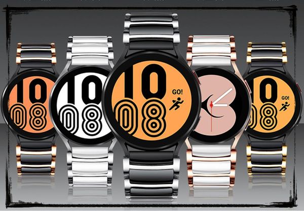 watch bands 20mm ceramic+metal strap for samsung galaxy 4 40mm 44mm luxury bracelet wristband watch4 classic 42mm 46mm band, Black;brown
watch bands 20mm ceramic+metal strap for samsung galaxy 4 40mm 44mm luxury bracelet wristband watch4 classic 42mm 46mm band, Black;brown