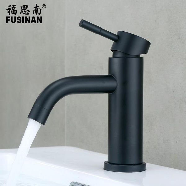 bathroom sink faucets 304 stainless steel black paint and cold faucet basin wash single hole
bathroom sink faucets 304 stainless steel black paint and cold faucet basin wash single hole