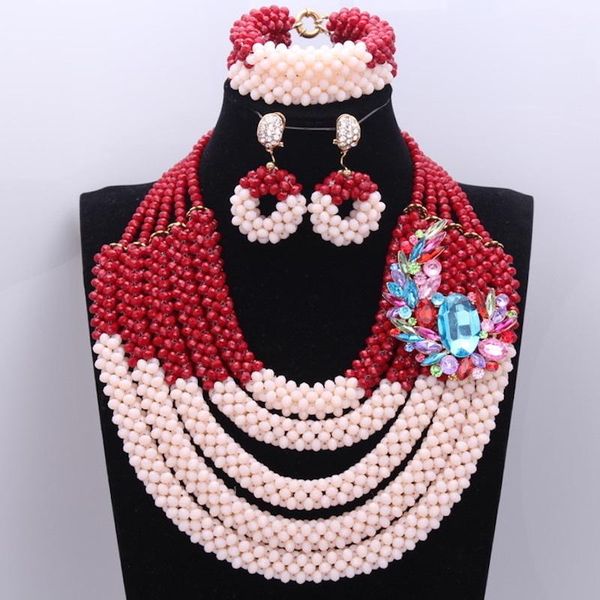 earrings & necklace wholesale jewelry women african beads wine beige nigerian wedding set 4pics layers 100% crystal, Silver
earrings & necklace wholesale jewelry women african beads wine beige nigerian wedding set 4pics layers 100% crystal, Silver