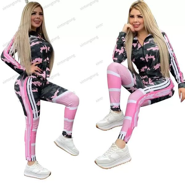 z2218 womens stripe printed tracksuits letter long sleeve zipper 2 piece set casual sport suit women designer tracksuit sets, Gray
z2218 womens stripe printed tracksuits letter long sleeve zipper 2 piece set casual sport suit women designer tracksuit sets, Gray