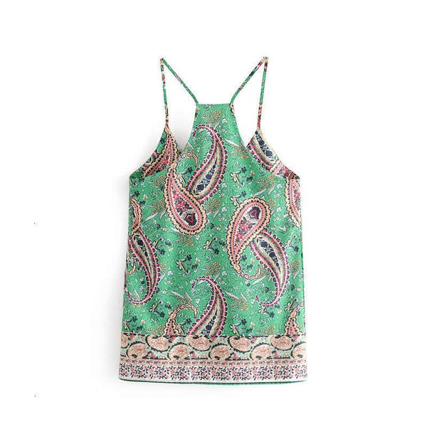 dresses simple casual summer and versatile short national style printed women's suspender top, Black;gray
dresses simple casual summer and versatile short national style printed women's suspender top, Black;gray