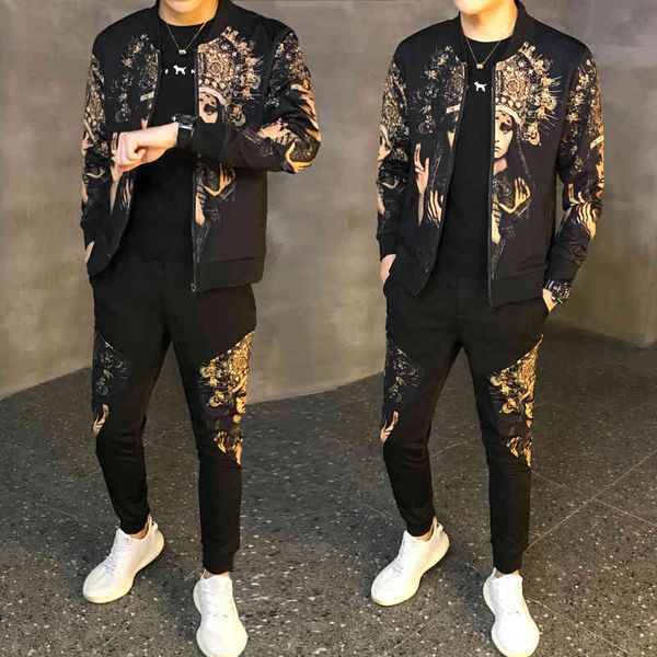 tee jacket + male-sized asian-sized sweatpants fashion men define spring fall 2 piece defines sport suit, White;black
tee jacket + male-sized asian-sized sweatpants fashion men define spring fall 2 piece defines sport suit, White;black