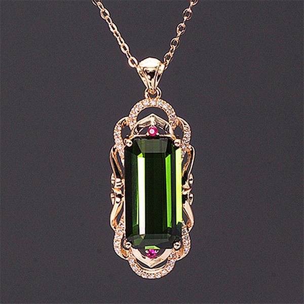 pendant round rectangle pendant brazilian rich green tourmaline with red zircon pendant, White
pendant round rectangle pendant brazilian rich green tourmaline with red zircon pendant, White