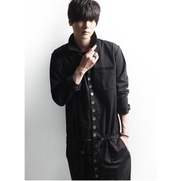men's pants spring and summer korean version of the tide personality boots jumpsuit brand casual large size fa, Black
men's pants spring and summer korean version of the tide personality boots jumpsuit brand casual large size fa, Black