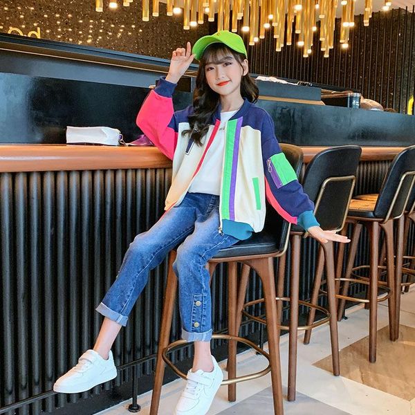 jackets autumn girls coat children clothing jacket kids spring letters baseball long-sleeve korean style outerwear, Blue;gray
jackets autumn girls coat children clothing jacket kids spring letters baseball long-sleeve korean style outerwear, Blue;gray