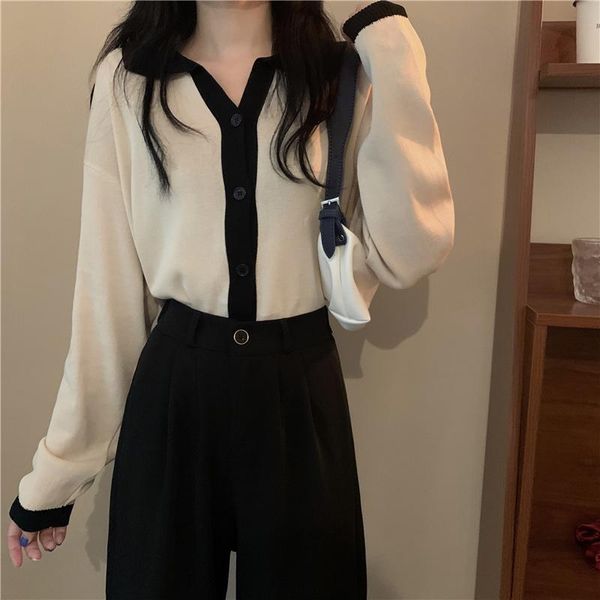 women's knits & tees autumn clothes knitted cardigan women large sweater 2021 neck loose long sleeve fashion, White
women's knits & tees autumn clothes knitted cardigan women large sweater 2021 neck loose long sleeve fashion, White