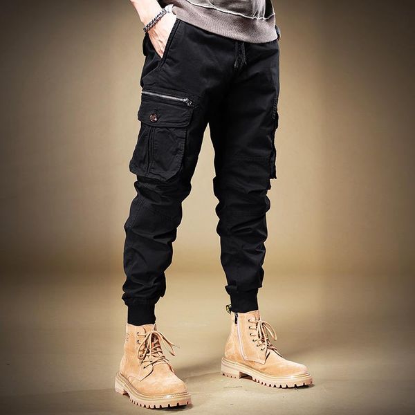men's jeans street style fashion men loose fit big pocket casual cargo pants overalls designer hip hop joggers ankle band trousers, Blue
men's jeans street style fashion men loose fit big pocket casual cargo pants overalls designer hip hop joggers ankle band trousers, Blue