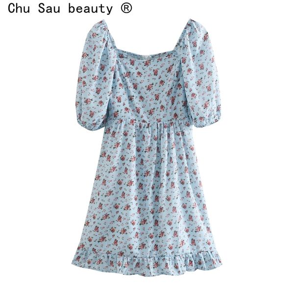 summer arrival french square collar fashion vintage floral print slim high waist puff sleeve blue dress elasticity 210508, Black;gray
summer arrival french square collar fashion vintage floral print slim high waist puff sleeve blue dress elasticity 210508, Black;gray