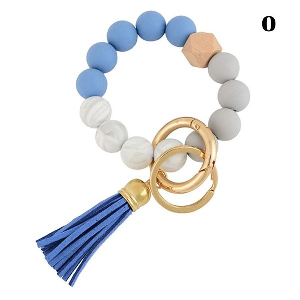 bangle portable house car keys ring holder elastic beaded silicone bracelet wristlet keychains tassel swd889, Black
bangle portable house car keys ring holder elastic beaded silicone bracelet wristlet keychains tassel swd889, Black