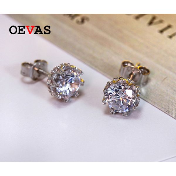 oevas real 1 carat moissanite stud earrings floral border women 100% 925 sterling silver sparkling wedding party fine jewelry, Golden;silver
oevas real 1 carat moissanite stud earrings floral border women 100% 925 sterling silver sparkling wedding party fine jewelry, Golden;silver