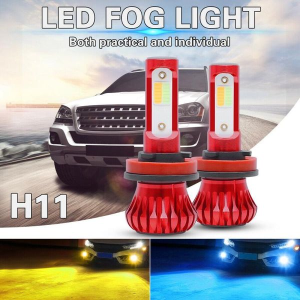 car headlights 2pcs h11 h8 h9/h7 led fog light bulb 3000k yellow +6000k ice bluewith strobe mode bulbs leds lights
car headlights 2pcs h11 h8 h9/h7 led fog light bulb 3000k yellow +6000k ice bluewith strobe mode bulbs leds lights