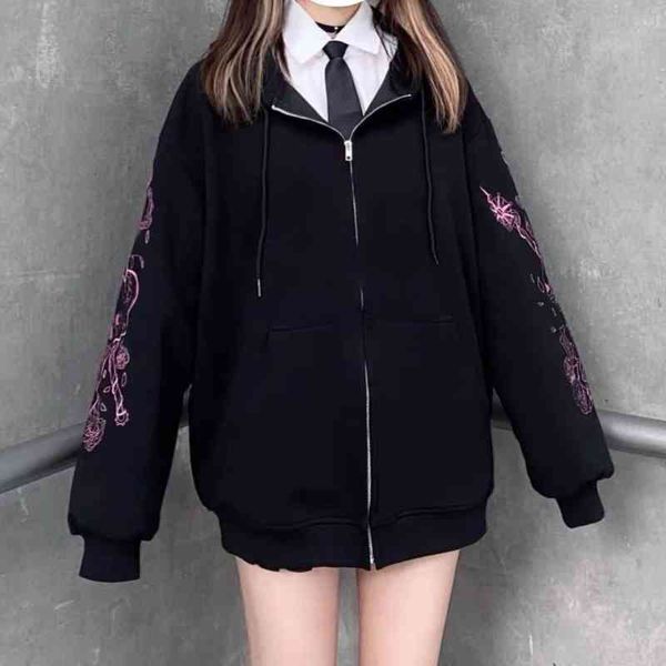 women's jackets biggorange fall new cute girl hoodie women y2k loose large size hooded cardigan retro long sleeve jacket clothes v, Black;brown
women's jackets biggorange fall new cute girl hoodie women y2k loose large size hooded cardigan retro long sleeve jacket clothes v, Black;brown