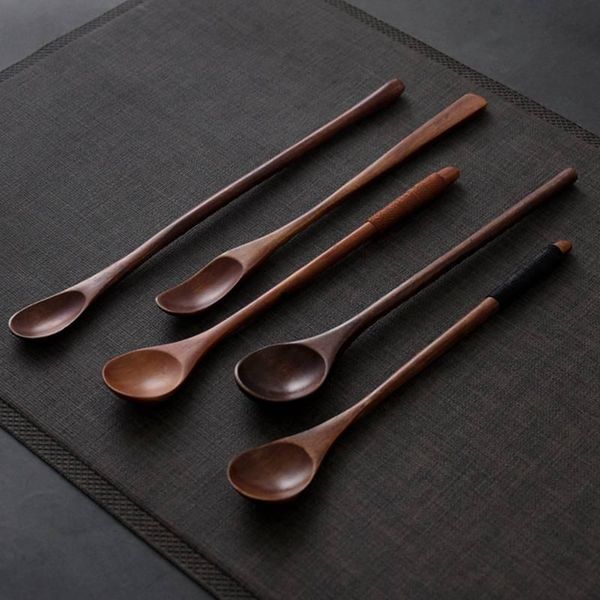 spoons wooden coffee soup for eating mixing stirring cooking long handle small spoon with japanese style kitchen utensil
spoons wooden coffee soup for eating mixing stirring cooking long handle small spoon with japanese style kitchen utensil