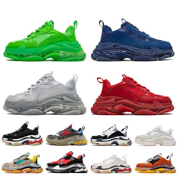 original fashion clear sole triple s sneakers women mens designer shoes crystal bottoms 17fw paris platform trainers luxury dad casual shoe, Black
original fashion clear sole triple s sneakers women mens designer shoes crystal bottoms 17fw paris platform trainers luxury dad casual shoe, Black