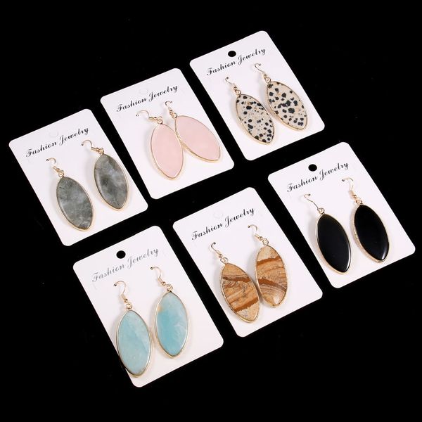 20x45mm water drop natural stone white green turquoise earrings gold color metal rose quartz dangle earrings for women jewelry, Silver
20x45mm water drop natural stone white green turquoise earrings gold color metal rose quartz dangle earrings for women jewelry, Silver