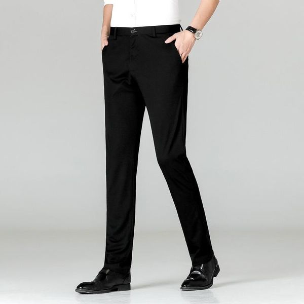 men's jeans 2021 casual pants summer thin business dress slim suit long straight baggy trousers, Blue
men's jeans 2021 casual pants summer thin business dress slim suit long straight baggy trousers, Blue