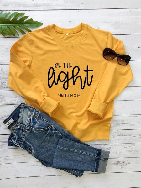 be the light matthew 5:14 sweatshirt christian sweats inspirational quote faith pullover fashion 100%cotton outfits women's hood, Black
be the light matthew 5:14 sweatshirt christian sweats inspirational quote faith pullover fashion 100%cotton outfits women's hood, Black