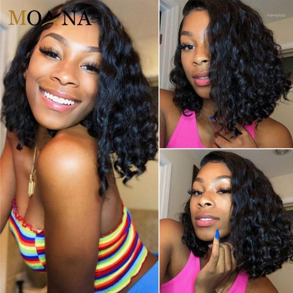 loose deep 13x4 bob wigs for black women brazilian lace front pre plucked curly human hair closure1, Black;brown
loose deep 13x4 bob wigs for black women brazilian lace front pre plucked curly human hair closure1, Black;brown