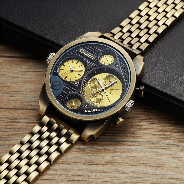 wristwatches oulm ht9316 big watch men unique designer two time zone male clock large dial men's military wristwatch, Slivery;brown
wristwatches oulm ht9316 big watch men unique designer two time zone male clock large dial men's military wristwatch, Slivery;brown