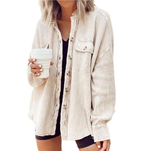 women's jackets long sleeve cardigan solid color shirt coat autumn winter batwing flap pockets women outwear jacket, Black;brown
women's jackets long sleeve cardigan solid color shirt coat autumn winter batwing flap pockets women outwear jacket, Black;brown