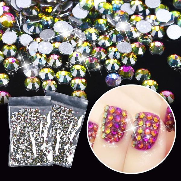 nail art decorations 1 pack rainbow ab rhinestones 2mm flat bottom 3d decor manicure crystal for nails, Silver;gold
nail art decorations 1 pack rainbow ab rhinestones 2mm flat bottom 3d decor manicure crystal for nails, Silver;gold