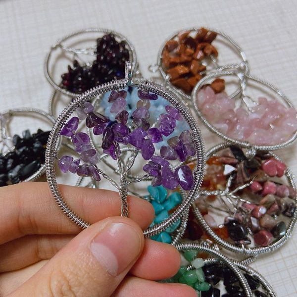 decorative objects & figurines 7 chakra natural stone tree of life pendulum pendants for healing crystal quartz necklaces reiki jewelry gift
decorative objects & figurines 7 chakra natural stone tree of life pendulum pendants for healing crystal quartz necklaces reiki jewelry gift