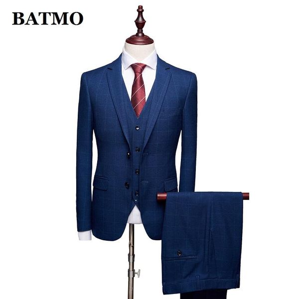 batmo 2021 arrival autumn plaid navy blue casual suits men,wedding dress,plus-size s-4xl men's & blazers, White;black
batmo 2021 arrival autumn plaid navy blue casual suits men,wedding dress,plus-size s-4xl men's & blazers, White;black