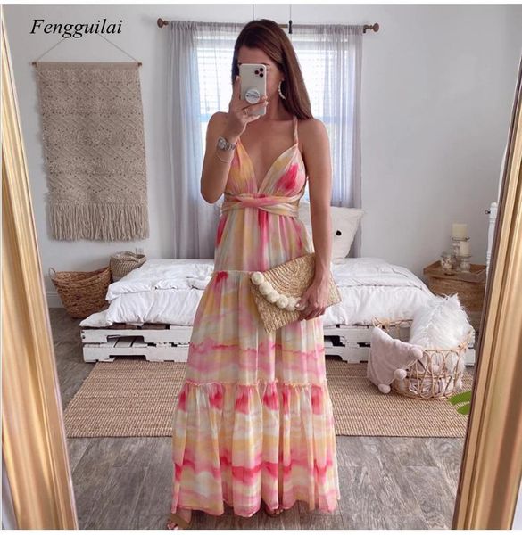 casual dresses women summer deep v neck dress backless strap print long boho sunmmer beach sundress holiday vestidos party, Black;gray
casual dresses women summer deep v neck dress backless strap print long boho sunmmer beach sundress holiday vestidos party, Black;gray