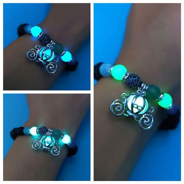 charm bracelets glow in the dark bracelet pumpkin car natural stone bead luminous jewelry, Golden;silver
charm bracelets glow in the dark bracelet pumpkin car natural stone bead luminous jewelry, Golden;silver