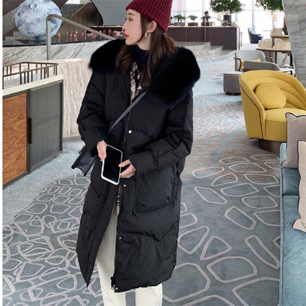 women's down & parkas women long faux fur collar jacket winter thick warm cotton padded coats female fashion korean jackets ladies outw, Black
women's down & parkas women long faux fur collar jacket winter thick warm cotton padded coats female fashion korean jackets ladies outw, Black