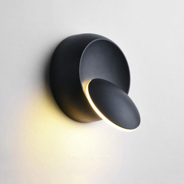 sanmusion indoor wall lamp lighting black white corridor stair floor night lights sconces modern moon shape 350 degree rotate
sanmusion indoor wall lamp lighting black white corridor stair floor night lights sconces modern moon shape 350 degree rotate