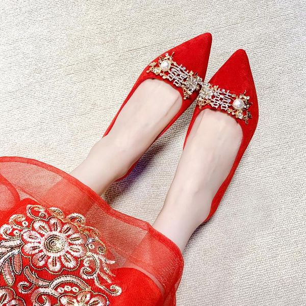 dress shoes red bride wedding women medium heel 2021 fashion flock high heels pumps pointed toe 4.5 cm, Black
dress shoes red bride wedding women medium heel 2021 fashion flock high heels pumps pointed toe 4.5 cm, Black