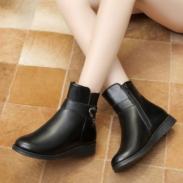 boots 2021 winter women fashion casual plus velvet side zipper non-slip short soft bottom large size 35-43, Black
boots 2021 winter women fashion casual plus velvet side zipper non-slip short soft bottom large size 35-43, Black