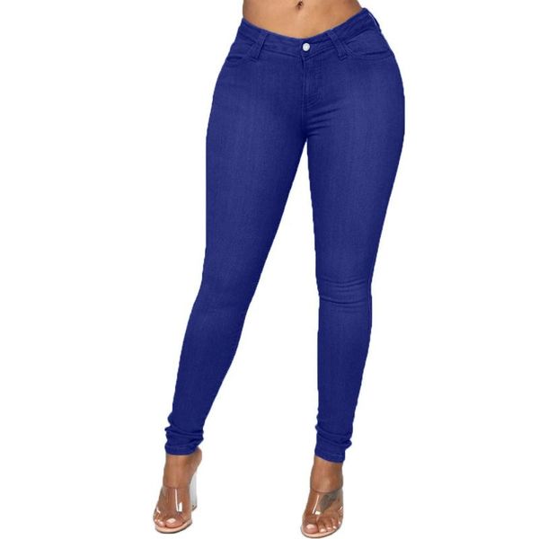 women's jeans fashion women casual daily button high waist pocket solid color trousers slimming denim pants pantalon pour femme, Blue
women's jeans fashion women casual daily button high waist pocket solid color trousers slimming denim pants pantalon pour femme, Blue